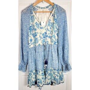 NWT Hemant & Nandita Kaiyo Floral Mini Dress Size S